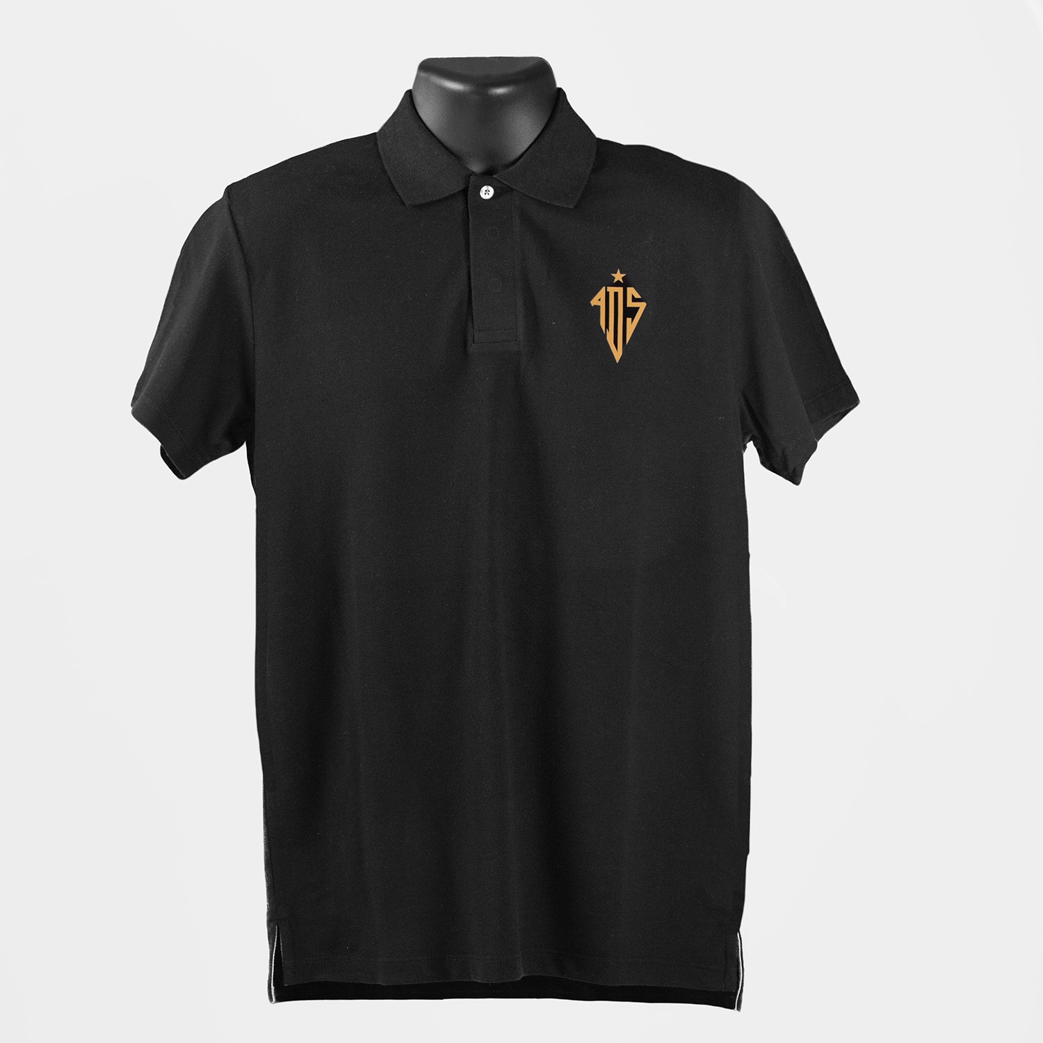 Polo Piqué 100% Algodão - Preto